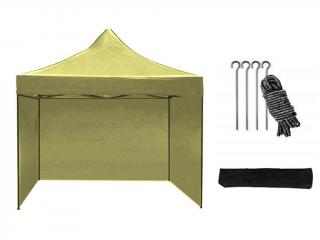 Nůžkový stan 2x2m béžový All-in-One