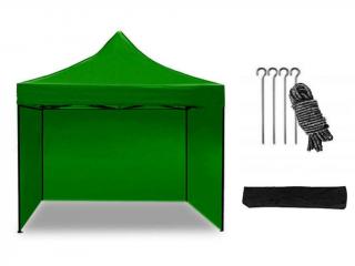 Nůžkový stan 2x2m zelený All-in-One