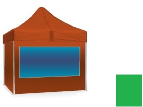 Stěna s oknem zelená 2x3 m SQ/HQ/EXQ