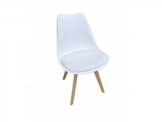 Židle bílá skandinávsky styl BASIC