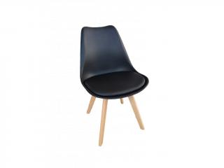 Židle černá skandinávsky styl BASIC