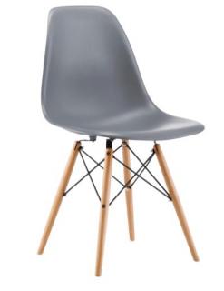Židle tmavě šedá skandinávský styl CLASSIC