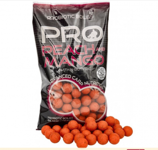 Boilies STARBAITS Probiotic Peach &amp; Mango 1kg/20mm