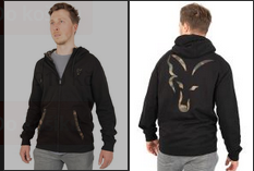 Fox Mikina LW Black Camo Print Zip Hoody