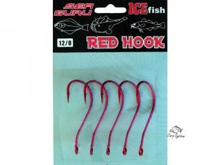 JSA FISH MOŘSKÉ HÁČKY ICE FISH - RED 6/0