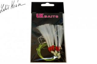 LK BAITS NÁVAZEC NA MOŘE 3/0 0,60/0,45MM GLITTER - BÍLÝ