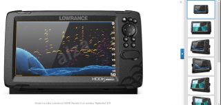 Lowrance HOOK Reveal 9 se sondou Tripleshot