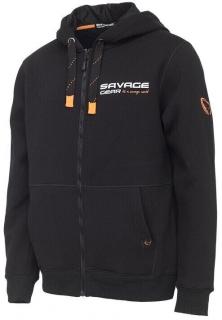 Mikina Savage Gear Urban Zip Hoodie Black Ink