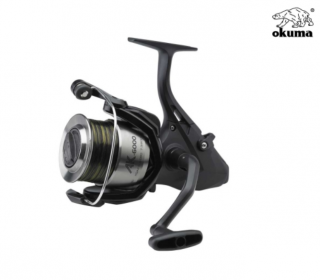 Naviják Okuma AK 6000 Baitfeeder + Vlasec 0,30mm