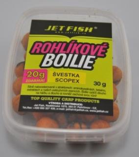 Rohlíkové boilie JET FISH 30 g 10mm