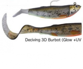 Savage Gear gumová nástraha Cutbait Herring Kit 25cm 460g Burbot (Glow)