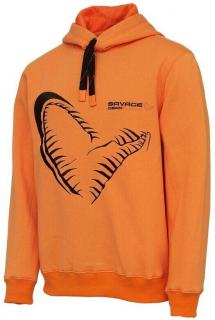 Savage Gear Mikina Mega Jaw Hoodie Orange