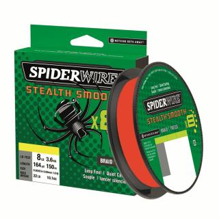 Spiderwire Stealth Smooth 8 Červená 0,19mm/150m