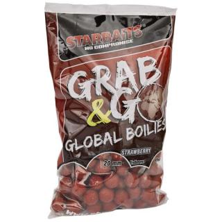 Starbaits Boilies G&amp;G Global Strawberry Jam - 2,5 kg 24 mm