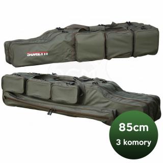 SURETTI - Pouzdro na pruty tříkomorové - 85cm