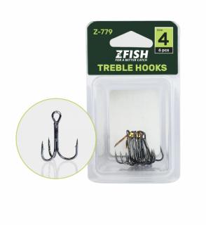 Zfish Trojháčky Treble Hooks Z-779