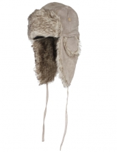 Zimní čepice EIGER LADY SUEDE FUR HAT Pale Khaki M