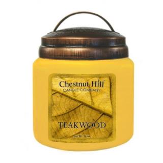 CHESTNUT HILL VONNÁ SVÍČKA VE SKLE TEAKOVÉ DŘEVO - TEAKWOOD, 16 OZ