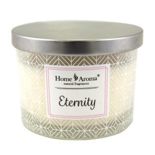 HOME AROMA vonná svíčka ve skle ETERNITY 240g