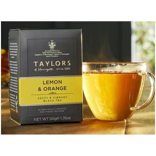 TAYLORS OF HARROGATE čaj černý pomeranč a citrón 20 sáčků