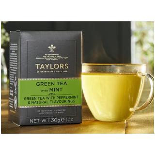 TAYLORS OF HARROGATE zelený čaj s mátou 20 sáčků