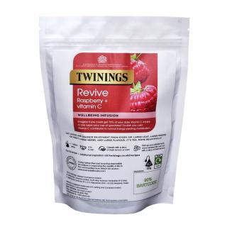 TWININGS - Ovocný čaj MALINA A VITAMÍN C (40 pyramidových sáčků / 100g)