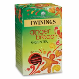 TWININGS - Zelený čaj GINGERBREAD (20 sáčků/40g)