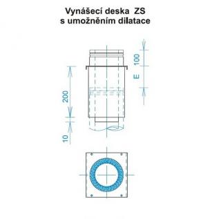 Meziopěrná deska (Ø130 mm, tl. 1,0 mm)