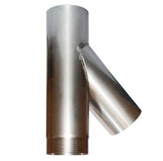 Připojovací díl 45° kom. vložky - Y díl (Ø150mm, tl. 1,0 mm)