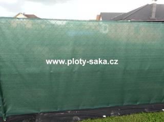 Stínící tkanina MEDIUM zelená, 90%, 100cm, 10m balení (Stínovka na plot MEDIUM zelená - 90%, 160g/m2, materiál HDPE, odolný proti UV záření, výška 100cm, balení 10m)