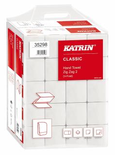 KATRIN CLASSIC ručníky Z-Z bílé 2V 4000ks HP 35298
