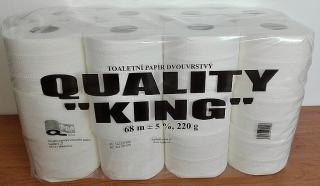 QUALITY KING toaletní papír 68m 2-V celuloza