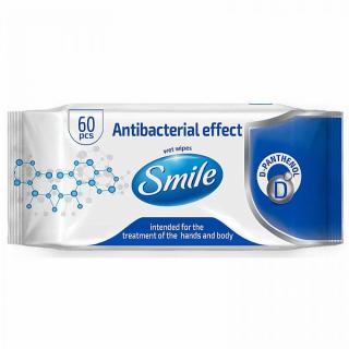 SMILE antibakteriální vlhčené ubrousky 60ks