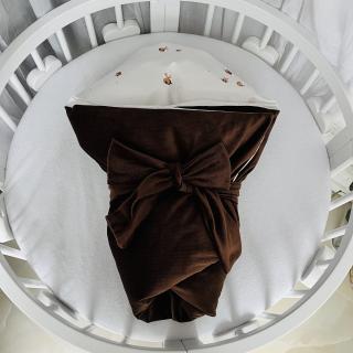 Péřová zavinovačka / včeličky Varianta péřové zavinovačky: pouze povlak zavazování páskem, Velikost zavinovačky: 80x80 cm