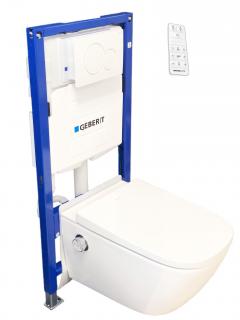 GEBERIT DUOFIX předstěnový modul, WATERGATE INTEGRA Comfort CUBE sprchovací toaleta , WG-200C-SET-111.300.00.5