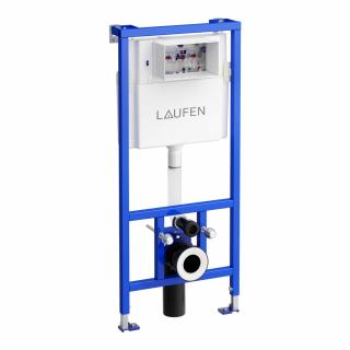 Laufen LIS - Předstěnový modul pro závěsné WC, horní a zadní přívod vody, 112 cm, Dual Flush 4,5/3 l, H8946650000001