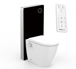 WATERGATE INTEGRA Comfort stojící toaleta, WATERGATE KOMBI BLOCK BLACK WALL WC modul, WG-KBBF100CF