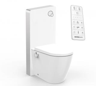 WATERGATE INTEGRA Comfort stojící toaleta,  WATERGATE KOMBI BLOCK WHITE WALL WC modul, WG-KBWF100CF