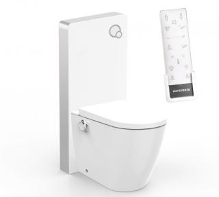 WATERGATE INTEGRA Premium stojící toaleta, WATERGATE KOMBI BLOCK WHITE WALL WC modul, WG-KBWF100PF