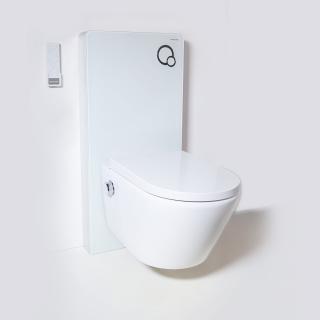 WATERGATE INTEGRA Premium závěsná toaleta, WATERGATE KOMBI BLOCK WHITE WALL WC modul, WG-KBWW100P