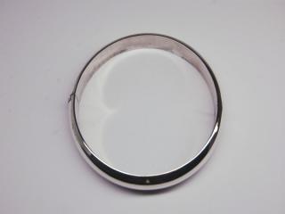 Stříbrný náramek pevný, rozvírací (Náramek průměr 6cm, 10,5g šířka 5,5mm)