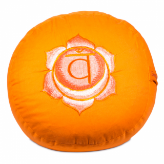 Meditační polštář - švadhišthána (oranžový)