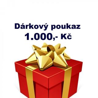 Dárkový poukaz 1 000,- Kč