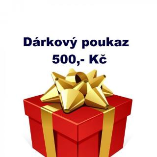 Dárkový poukaz 500,- Kč