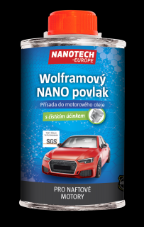 Přísada do motorového oleje s čistícím účinkem pro NAFTOVÉ motory - Wolframový NANO povlak Balení: 1 l (servisní balení)