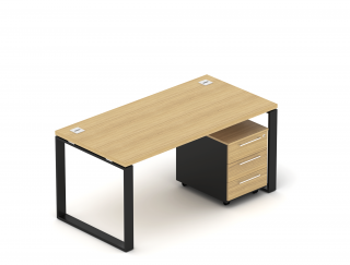 Kancelářská sestava EPIC Z9 O, volitelná délka stolu 160/180cm (Sestava pro jednu osobu)