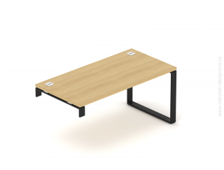 Kancelářský opěrný stůl EPIC, 120/140/160/180cm, kovová podnož O (Komodový stůl opěrný EPIC, 120cm, kovová podnož O)