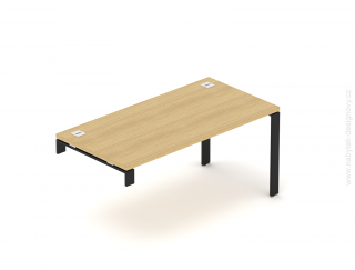 Kancelářský opěrný stůl EPIC, 120/140/160/180cm, kovová podnož U (Komodový stůl opěrný EPIC, 120cm, kovová podnož U)