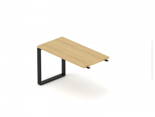Kancelářský přístavný stůl EPIC, 80/100cm, kovová podnož O (Přístavný stůl EPIC, 80/100cm, kovová podnož O)