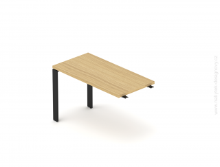 Kancelářský přístavný stůl EPIC, 80/100cm, kovová podnož U (Přístavný stůl EPIC, 80/100cm, kovová podnož U)